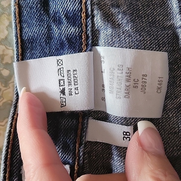 CALVIN KLEIN STRAIGHT LEG JEANS - Picture 8 of 10